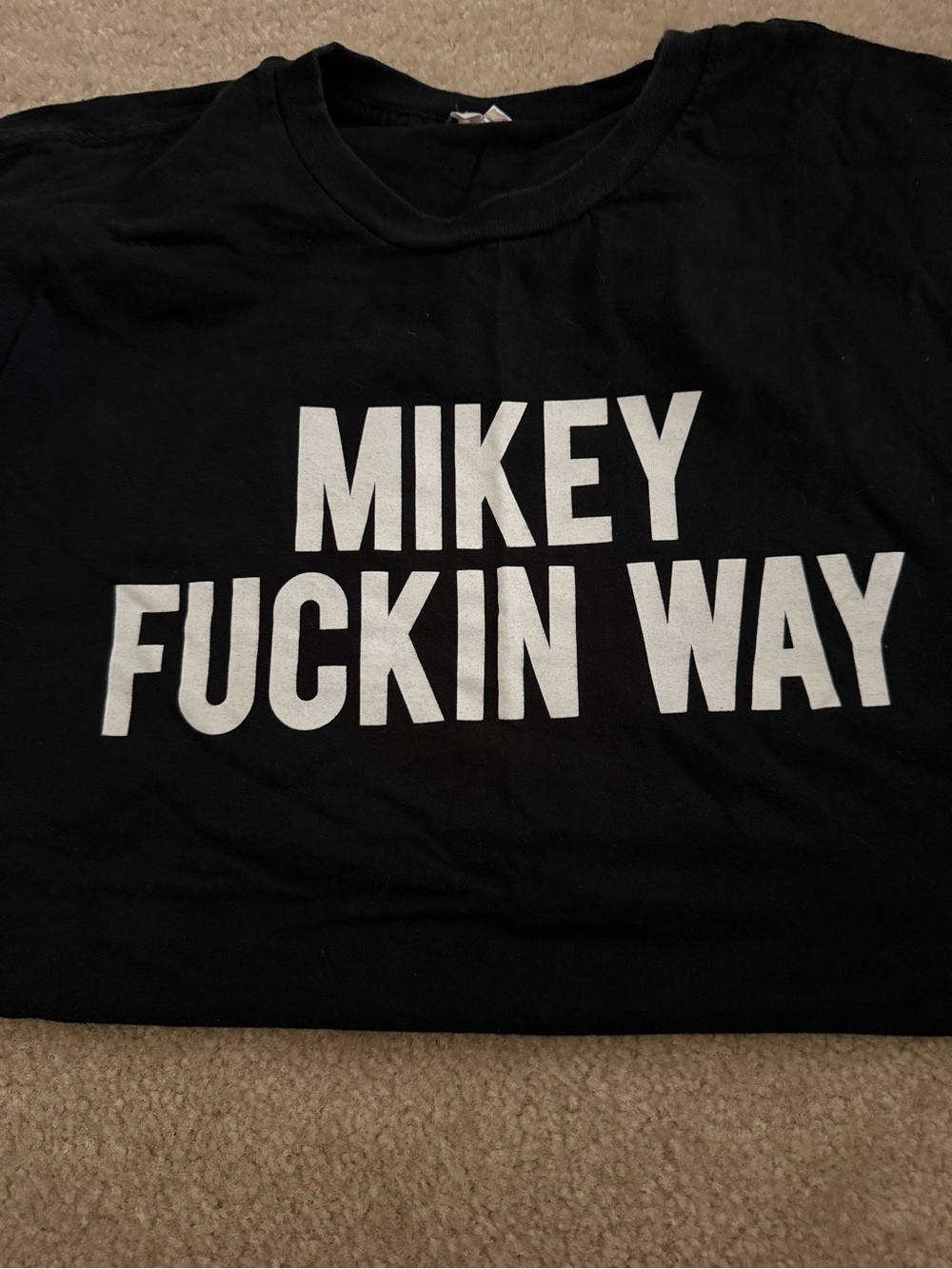 Mikey F’N Way Original Tee XL, Black Parade Tour Official Merch . WOW! MCR